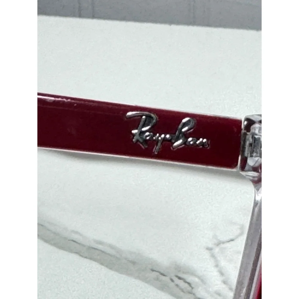 Ray-Ban RB 5285 5738 Bordeaux Red Square Eyeglasses Frames 53-19 145